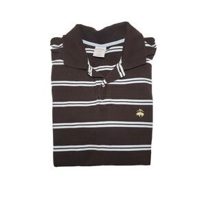 Brooks Brothers Performance Polo Striped Original Fit Short Sleeve Mens‎ Large